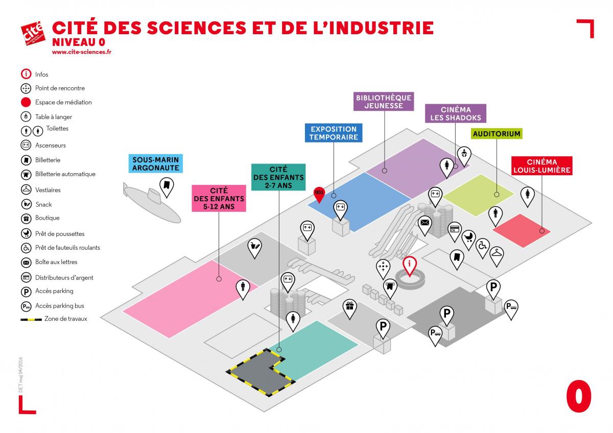 মানচিত্র Cité des Sciences et de l থেকে শিল্প ও