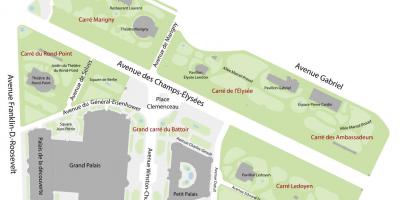 মানচিত্র Jardin des Champs-Élysées